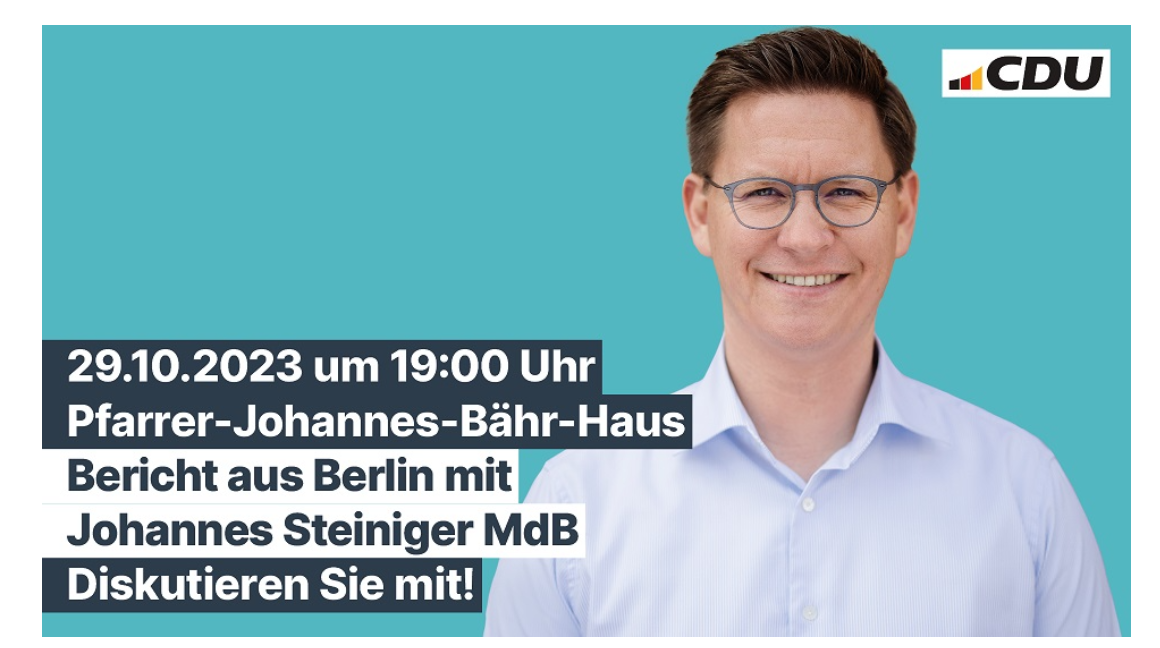 Infoabend mit Johannes Steiniger